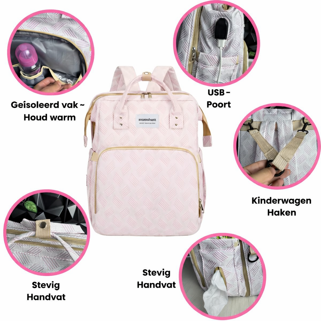 3-in-1 Luiertas: Ultiem Gemak voor Zorgeloze Ouders!