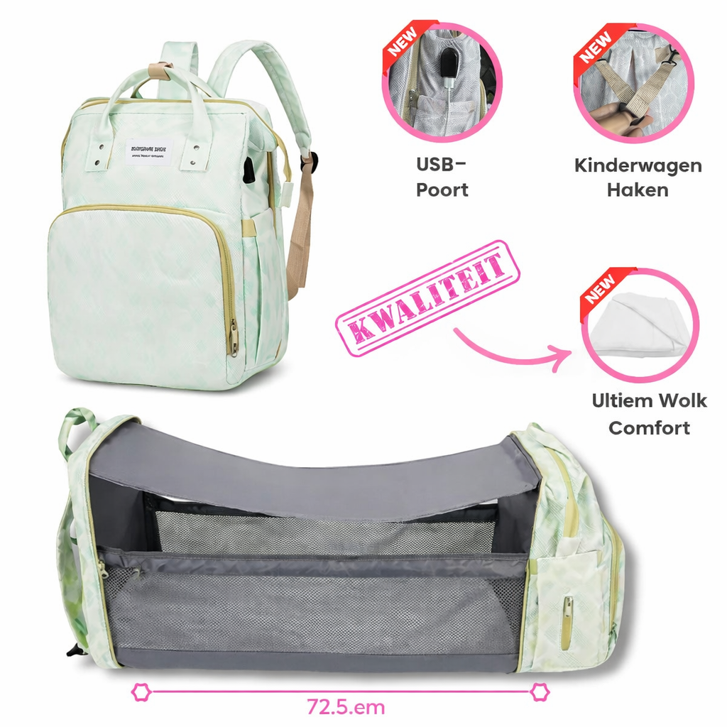 3-in-1 Luiertas: Ultiem Gemak voor Zorgeloze Ouders!