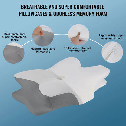 Somnus Pro| Ergonomische Slaapkssen voor Rugpijn