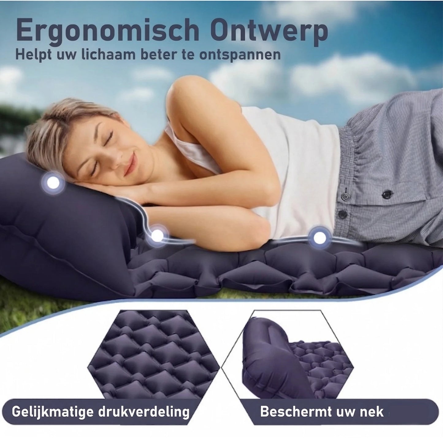 AirCloud Pro met Geïntegreerd Kussen & Pomp
