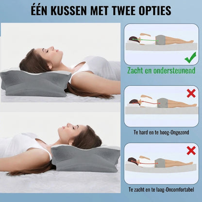 Somnus Pro| Ergonomische Slaapkssen voor Rugpijn