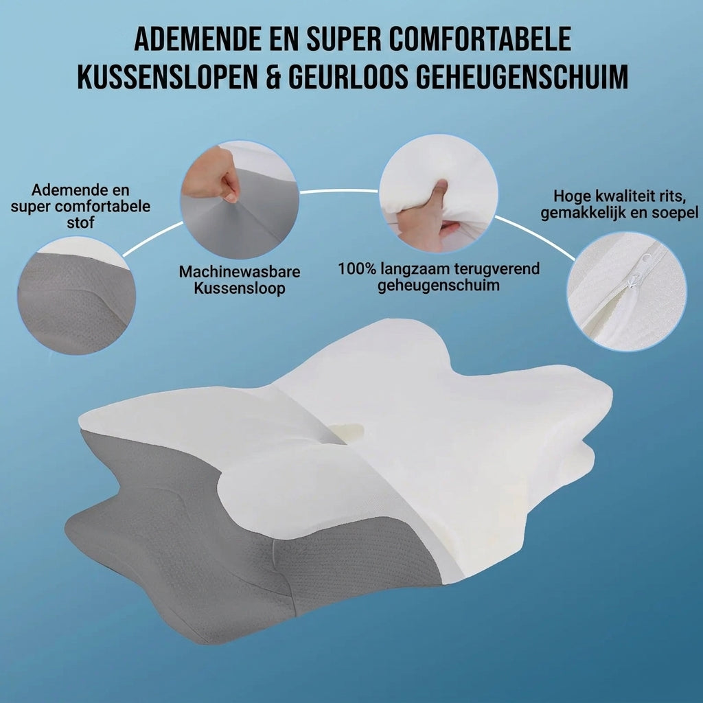 Somnus Pro| Ergonomische Slaapkssen voor Rugpijn
